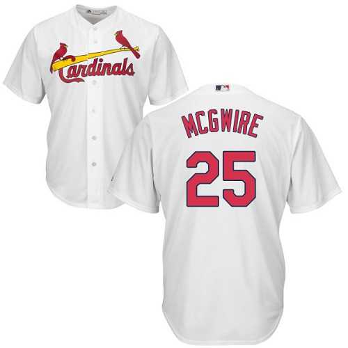 Men's St Louis Cardinals #25 Mark McGwire White Cool Base Stitched Jersey Dzhi,We sell and wholesale Men's St Louis Cardinals #25 Mark McGwire White Cool Base Stitched Jersey Dzhi on line form chian!